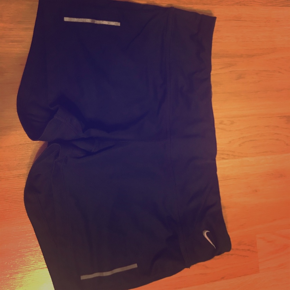 Womens black nike work out shorts